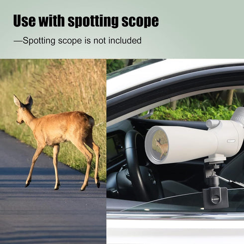SVBONY SV126 Car Window Mount Adjustable Vehicle Clamp for Spotting Scope, Monocular, Binocular, Telescope, SLR Camera
