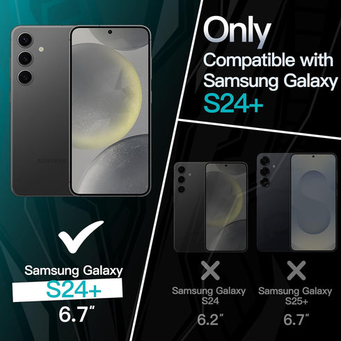 JETech S24 5G, Slim Fit Case for Samsung Galaxy Plus Camera Lens Full Protection, Soft TPU Thin Protective Phone Cover