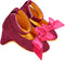 Doloame Baby Girls Princess High Heels with Cute Bowknot Soft Sole Crib Shoes