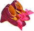 Doloame Baby Girls Princess High Heels with Cute Bowknot Soft Sole Crib Shoes
