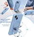 Vanxiliiy 13 13 6.1" Compatible with iPhone Case with Stand, Premium Slim Liquid Silicone Phone Cases for iPhone