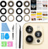 Camera Lens Replacement for iPhone 14 Pro Max, Rear Glass Lens Kit for iPhone 14 Pro, Glass Repair