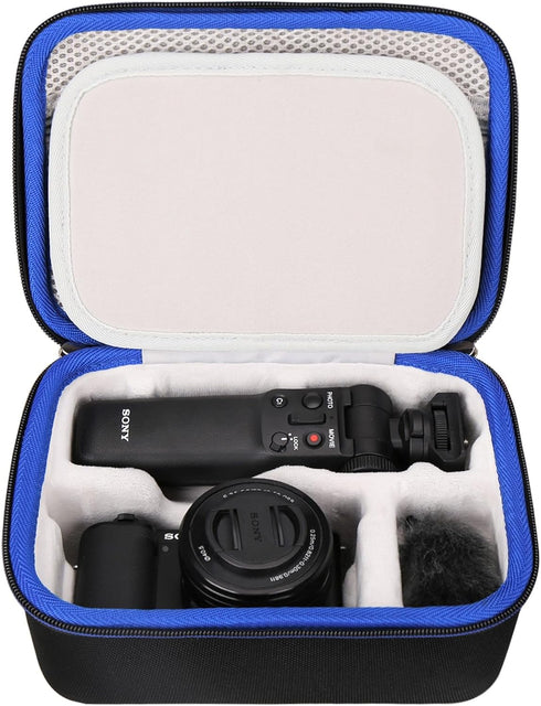 Mchoi Travel Case for Sony ZV E-10 / ZV-1 / ZV-1F / ZV-1 II, Shockproof Waterproof Protective Case