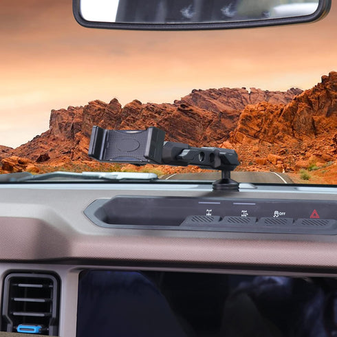 Phone Holder for Ford Bronco 2021-2024 - Dash Mount, 360° Adjustable Phone Mount Interior Accessories