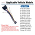 16Pin 2011-2020 16Pin F150 250 350 450 550 ISO Aftermarket Radio Harness Adapter for Ford with Radio Antenna Adapter