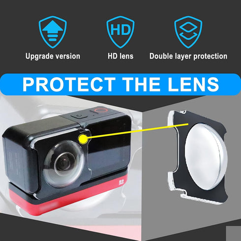 Lens Guards for Insta360 ONE RS/ONE R Accessories Case Sticky