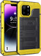 Unitedtime Waterproof Case for iPhone 14 Pro Max, Built-in Screen Protector, Rugged Hard Silicone, Military Grade, 6.7