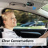 Hands Free Cell Phone Car Kit, Bluetooth 5.0 Speakerphone with Visor Clip, Siri Google Voice Command Support
