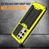 MIYI Samsung Galaxy S21 Ultra Case, Heavy Duty Aluminum Metal Gorilla Glass Waterproof Shockproof Protector Cover