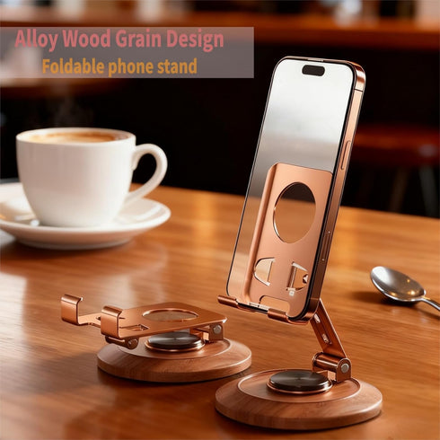 ZYEUNAGNB Stand,360 17 16 15 14 13 Adjustable Cell Phone Rotating Foldable Desktop Cellphone Stand with Anti-Slip Base