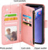 Asuwish Compatible with iPhone 11 Wallet Case, Tempered Glass Screen Protector, Flower Leather Flip Card Holder