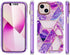 Asuwish iPhone 13 Case - 6.1" Hybrid Luxury Marble, Shockproof, Slim, Full Body with Screen Protector for Women & Girls.