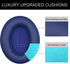 Replacement Ear Pads for Anker Soundcore Life Q20 Headphones, Comfortable Memory Foam & Protein Leather (Blue)