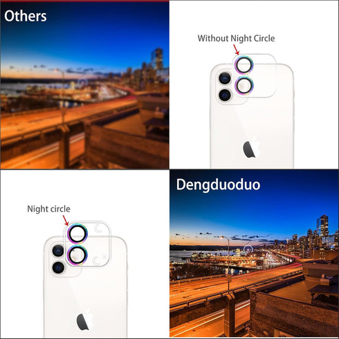 ?3 Pack? Tempered Glass Camera Lens Protector for iPhone 12 6.1", Ultra HD, 9H Hardness, Anti-Scratch, Easy to Install