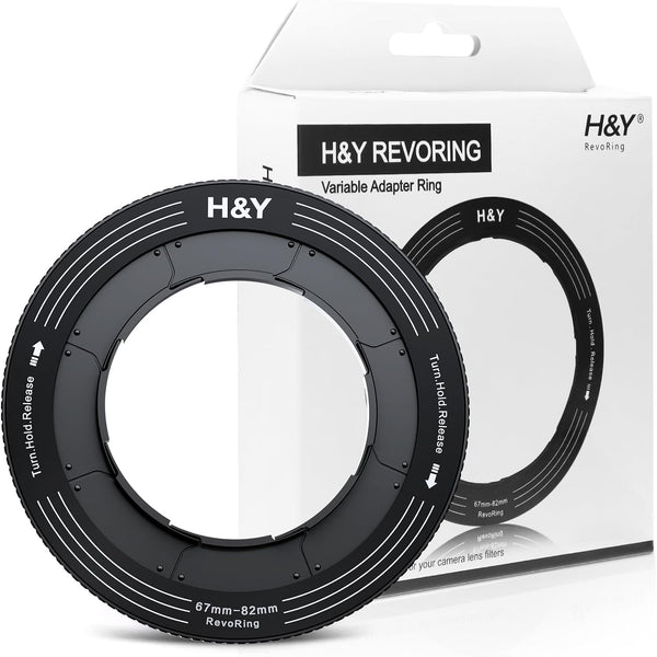 H&Y Step-Up Rings Adapter, Variable Step Up Ring Lens Filter Adapter Rings 67-82mm to 82mm
