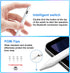 Stylus Pen for iPad 9th&10th, Type-C Charging Pencil with Palm Rejection Compatible with Apple iPad 6/7/8/9/10 (White)
