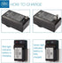 BM Premium 2 Pack NB-10L Battery and Charger Kit for Canon PowerShot G15, G16, G1X, G3X