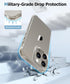 MIODIK Ultra Clear Case for iPhone 15 Pro Max 6.7" 2023, Slim Military-Grade, Anti-Yellowing + 2 Screen & Camera