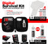 Photographic Solutions Digital Survival Kit, Camera Cleaning Kit with Sensor Swabs, Wipes, and Travel Bag