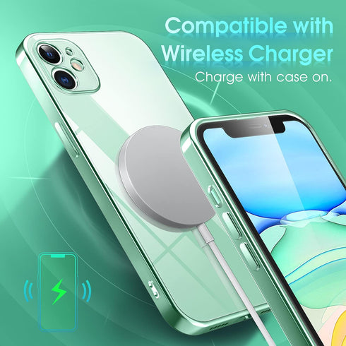 Supdeal Crystal Clear Case for iPhone 11, Transparent Shockproof Soft Silicone Slim Cover, Military Grade Drop Tested,