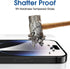 amFilm OneTouch Screen Protector for iPhone 14 Pro Max 6.7" - Dynamic Island Compatible, Full Coverage, Tempered Glass,