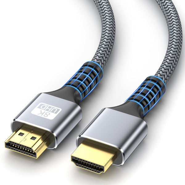 looyotul 8k Hdmi Cable 6.6ft Ultra High Speed HDMI 2.1 Cable 8K@60HZ 4K@120HZ