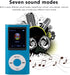 Zopsc MP3 MP3 1.8 Inch 7 8GB Player, Portable HiFi Lossless Digital Player with TFT Screen, Sound Effect Modes