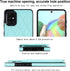 Asuwish Wallet Cover Phone Case for Samsung Galaxy A51 5G, with Tempered Glass Screen Protector, Mint Green