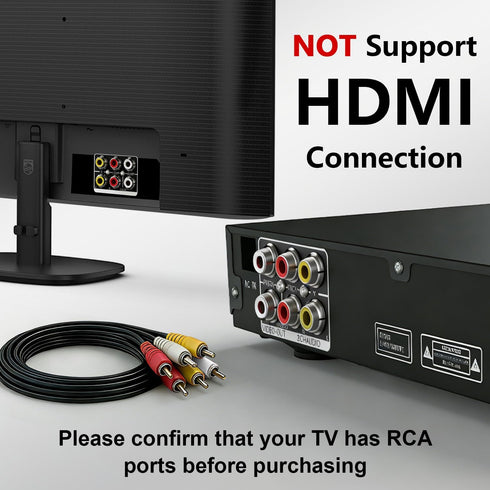 MAITE 128G DVD Player, Region Free DVD Players for CD/DVD's, Compact DVD Player Supports NTSC/PAL System with AV Stable