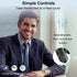 Callez Bluetooth Headset V5.0, CVC8.0 Dual Mic Noise Cancelling Wireless Earpiece for iPhone Android Cell Phone Trucker