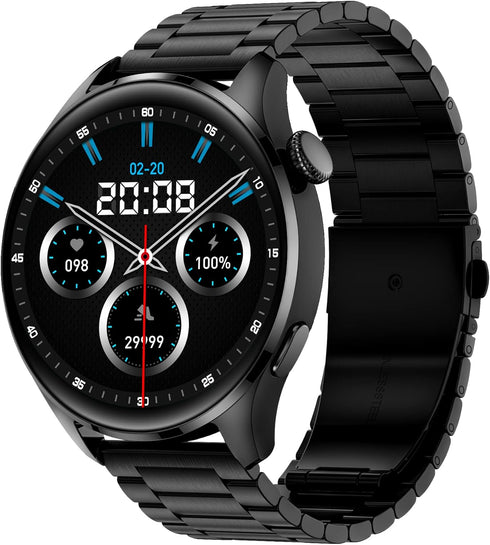 Smart Watch (Call Receive/Dial), 1.32" HD Touch Screen Waterproof SmartWatch for Android iOS Phones, Fitness Tracker
