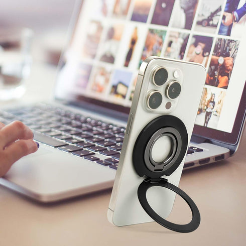 Magnetic Phone Grip for MagSafe, Two-Side Strong Magnetic Phone Ring Holder Compatible with iPhone 12 13 14 15 Series