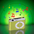 ZhangyiHot Mp3 Green Colors Portable Metal Mini Clip Sport Player No Memory Card Music Player with Tf Slot Nice