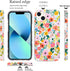 J.west iPhone 13 Case 6.1, Slim Fit Soft Shockproof Floral Cover, Cute Garden Pattern, Anti-Scratch Protection for
