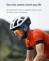 Coucur Bluetooth Glasses with Bluetooth Speaker-No Camera Smart Glasses UV Protection Polarized Sunglasses, Touch