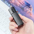 Wireless Mouse, 2.4GHz Ergonomic Small Handheld Finger Mouse, 1200DPI Rechargeable with Mouse Box, Portable Silent Mini