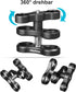 MINIFOCUS 4PCS 1'' Aluminum Ball Clamp Mount for Underwater Diving Light Arms System, 360° Clip Adapter Bracket