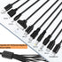 10 in 1 Multi Charging Cable, Universal Multiple Charging Cord with 10 Ports for Charging Cell Phones, Speakers, MP3,