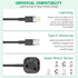 100W Retractable Multi 5-in-1 USB A/Type C to Lightning+USB C+Apple Smart Watch Charger Cable,Super Fast Charging Cord for iWatch Series9 8 7 6 5 4 3 2 SE/iPhone 15 14 13 12 11/ iPad Pro/Samsung?4FT? by MTAKYA