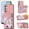 Asuwish Samsung Galaxy A05S Wallet Case: Slim Magnetic Cover with Kickstand, Card Holder, & Screen Protector - Rose