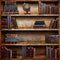 BELECO 6x6ft Fabric Vintage Bookshelf Backdrop Library Books Antique Book Racks School Bookcase