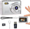 Lenane Mini Keychain Camera-1080P Mini Retro Digital Camera with 0.96" Screen 16GB Card,Portable