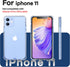 ORIbox Clear iPhone 11 Case, Translucent Matte Case with Soft Edges for Women Men Girls Boys Kids