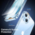 Designed for iPhone 15 Plus Case with 10 FT Military Grade Drop Protection, Not Yellowing, with 2 Pcs Tempered Glass