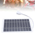 2 Solar Panel Power Bank, Monocrystalline Silicon USB Outputs High Efficiency Portable Phone Charger, with Compact Size