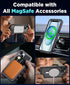 Beeasy Waterproof Case for iPhone 15 with MagSafe, 360 Degree Outdoor Protective Case with Screen Protector, Black