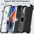 Shop iPhone 14 Plus Case (6.7") - Rugged Black Cover with Kickstand, Military Grade Shockproof Protection & Belt Clip