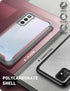 i-Blason Ares Series Case for Galaxy S21 Plus 5G, Rugged Clear Bumper Case Without Built-in Screen Protector (Pink)