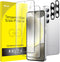 JETech Screen Protector for Samsung Galaxy S24 6.2-Inch, 2-Pack with Camera Lens Protector, HD Clear
