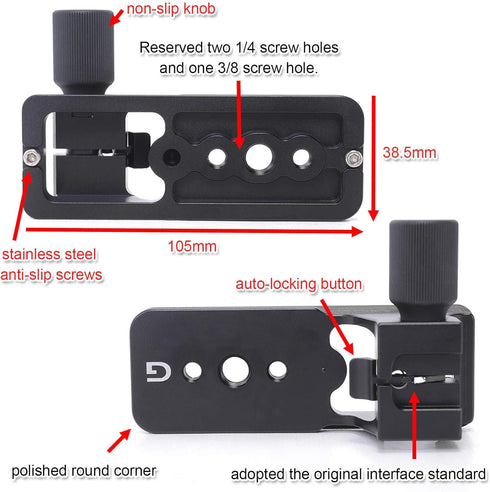 iShoot Lens Collar Replacement Foot, Tripod Mount Rings Compatible with Sony FE 200-600mm f/5.6-6.3 G OSS Lens